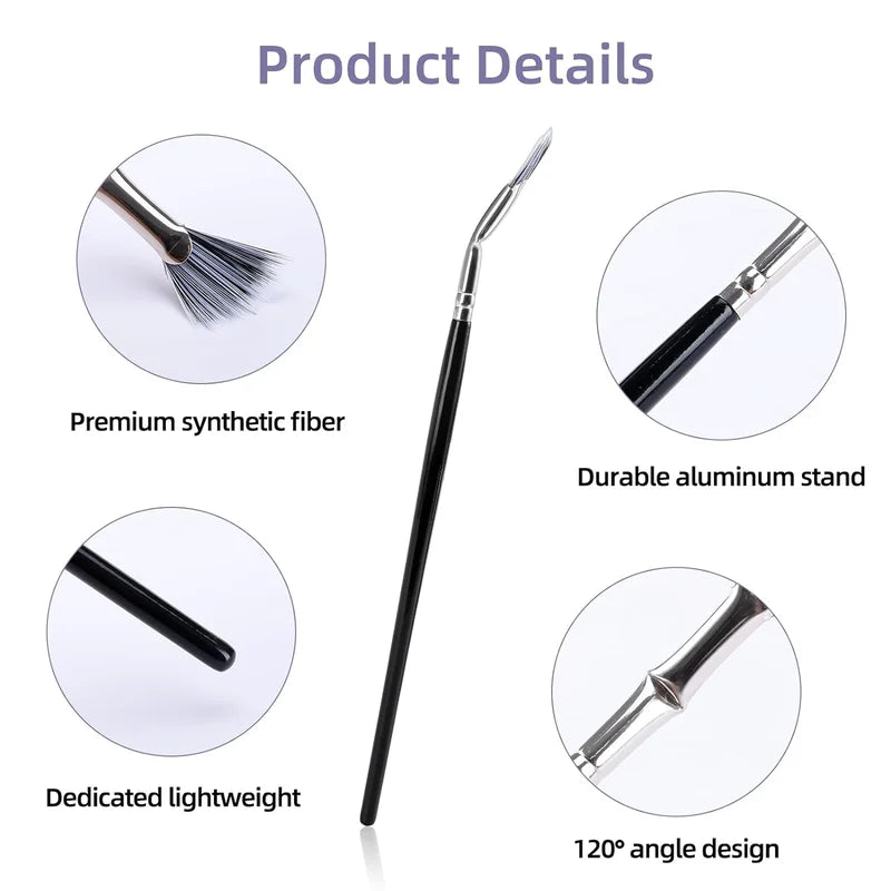 Foldable angle brush