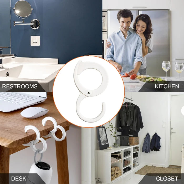 4 PCS/SET Multifunctional snap S-shaped hook