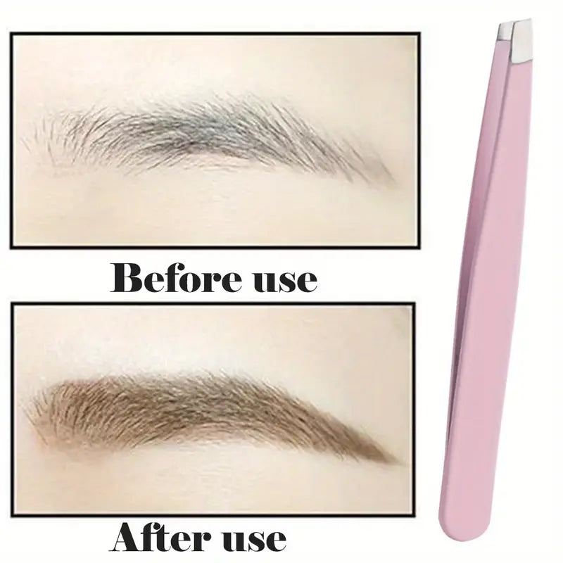 Multipurpose Stainless Steel Eyebrow Tweezers