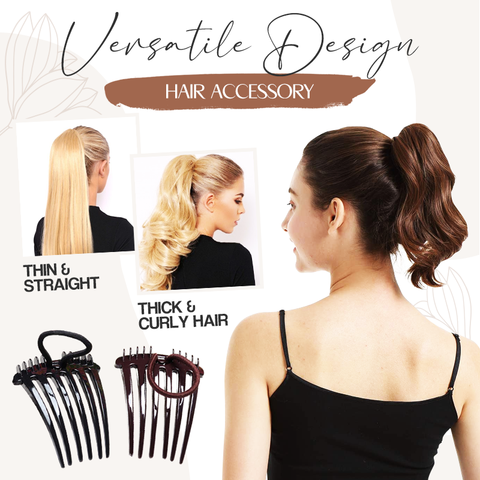 Fluffy HairPonytail Comb