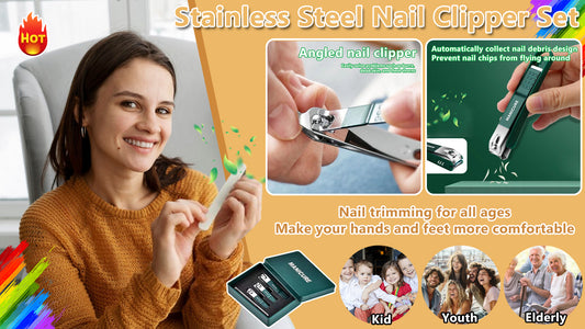 🔥New Year Promotion✨Stainless Steel Nail Clipper Set