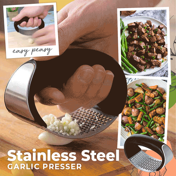 Stainless Steel Garlic Presser🔥