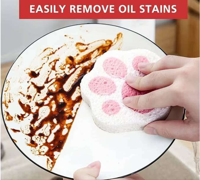 3 PCS/SET - Compressed Natural Cellulose Face Sponge