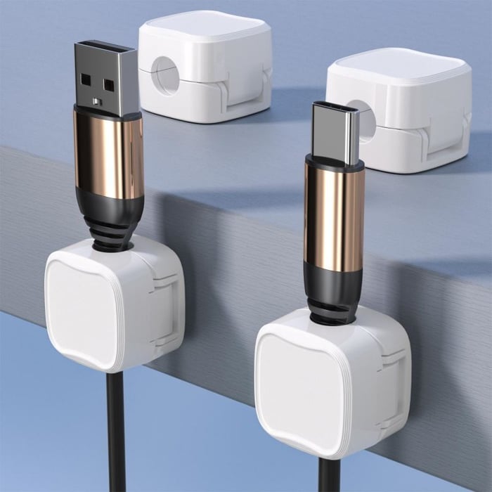 ๐ฅMagnetic Cord Organizer, Easy Secure Adhesive Cable Management