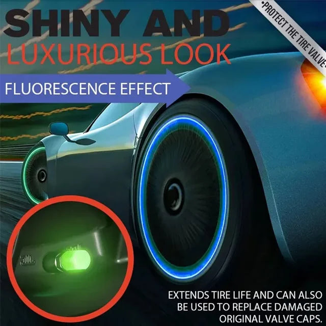 😍 50% off 😍 FOR TODAY ONLY !!! 🔥Fluorescent Tyre Valve Caps