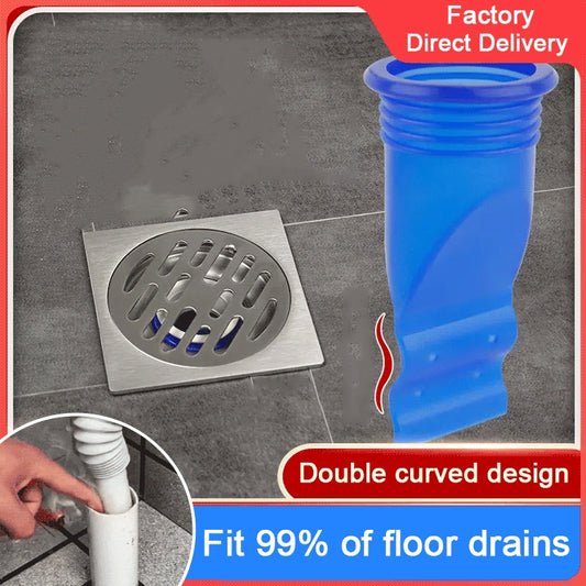 Anti-odour silicone floor drain backflow preventer