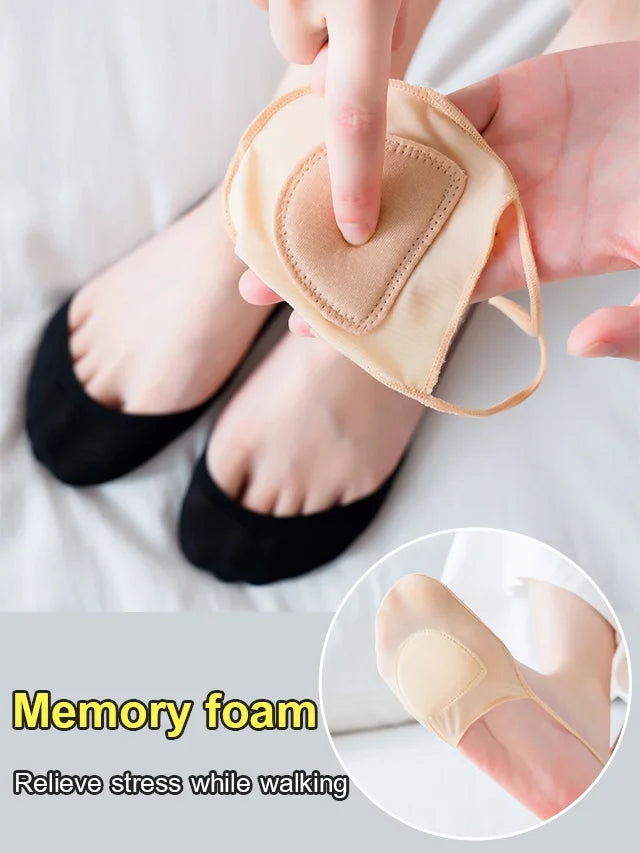 Invisible thin ice silk garter stockings