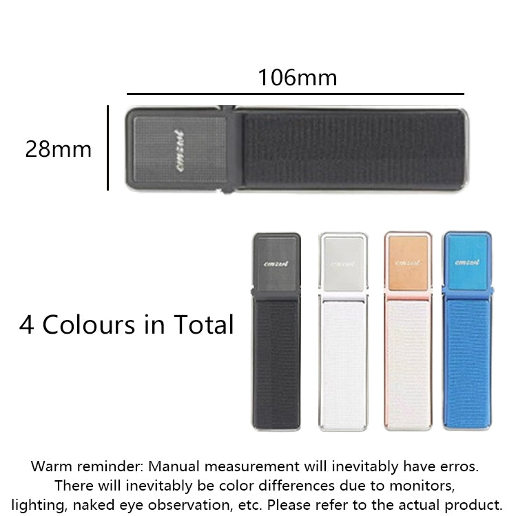 Self-adhesive palm phone holder