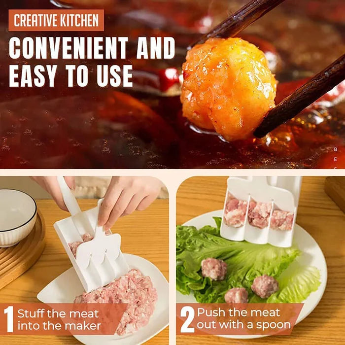 🏡Creative Kitchen Triple Meatball Maker✨