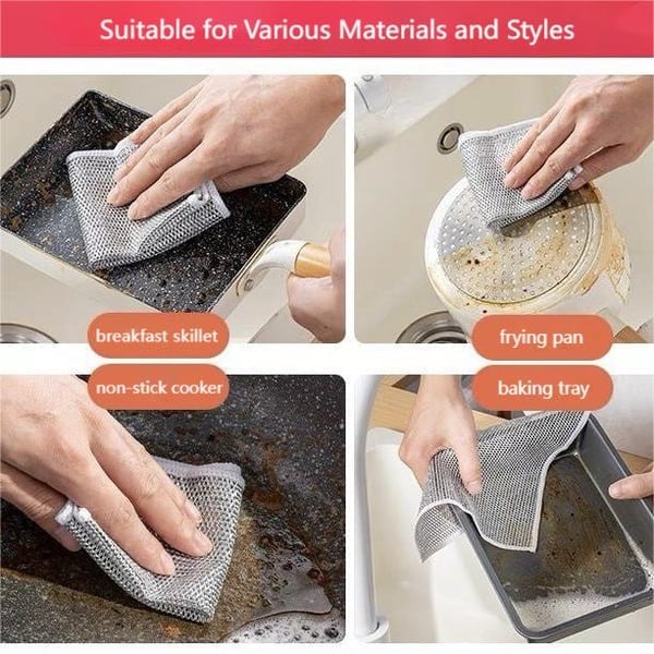 🔥Last Day Promotion 49% OFF - Double Stainless Steel Scrubber