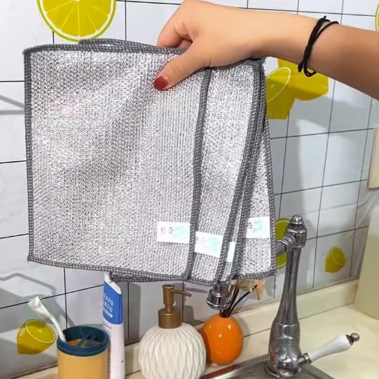 🔥Last Day Promotion 49% OFF - Double Stainless Steel Scrubber