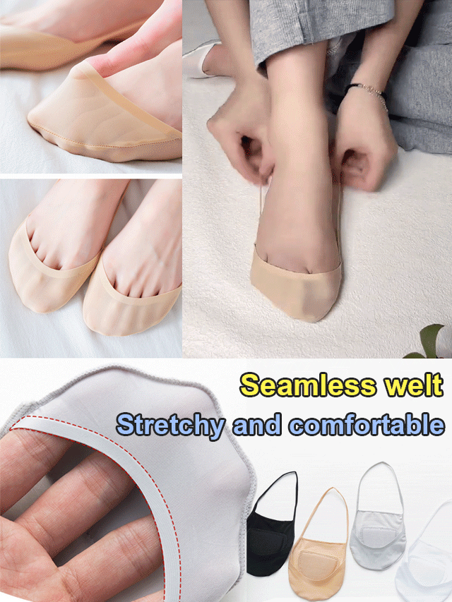 Invisible thin ice silk garter stockings