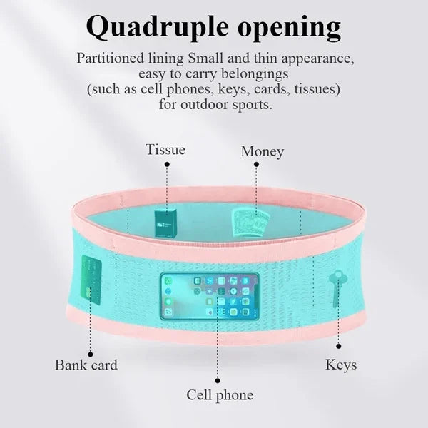 ⏰Last Day 50% SALE🔥Multifunctional Knit Breathable Concealed Waist Bag