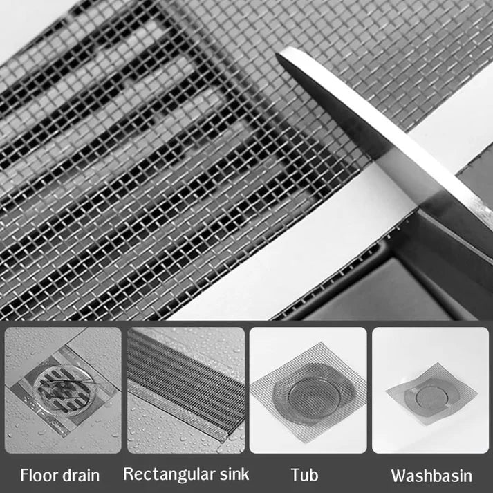 Self-adhesive floor drain stickers