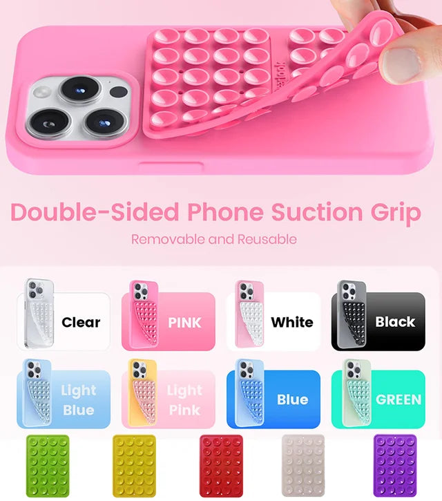 silicone phone suction cup stickers