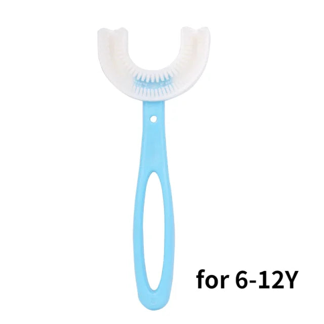 U-shaped children's toothbrush