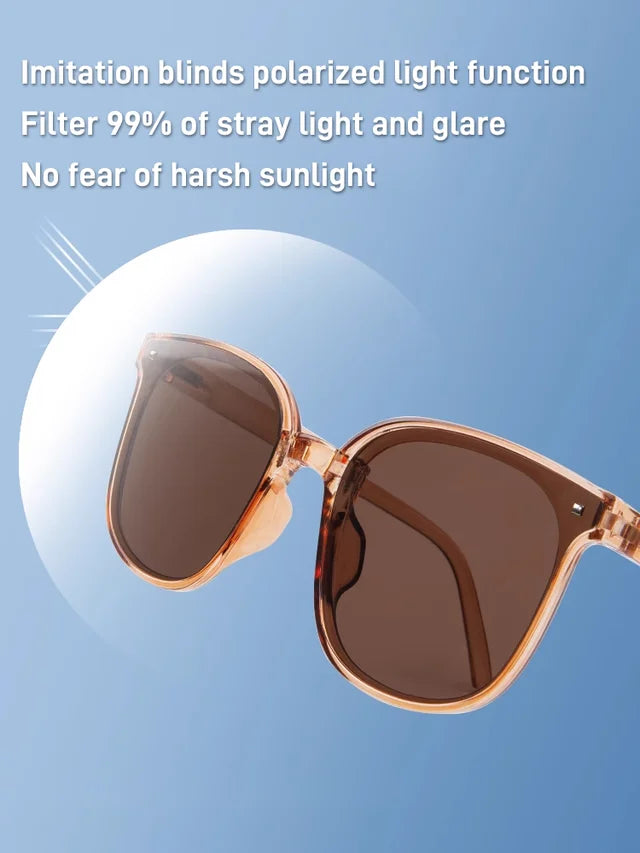 Sunscreen folding sunglasses