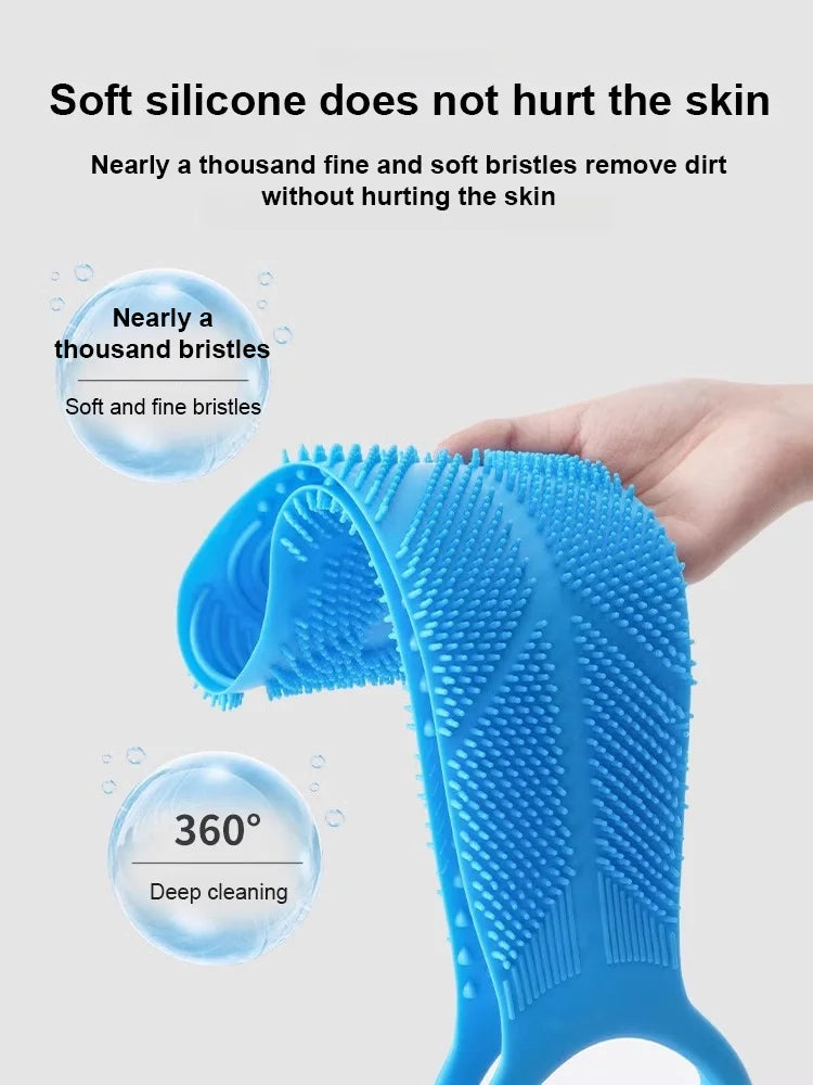 🔥Silicone bath artifact double-sided strong silicone bath towel🔥