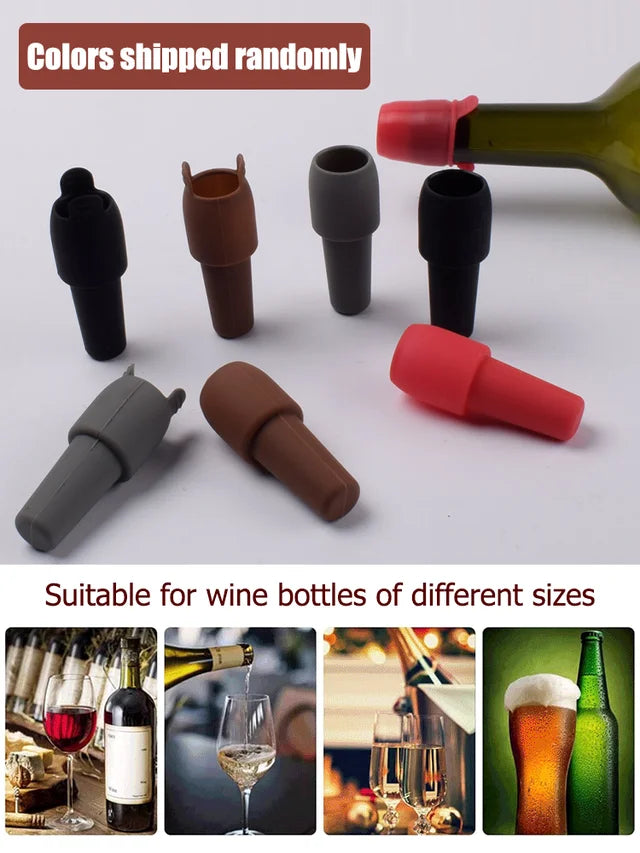 Wine sealing stopper with handle