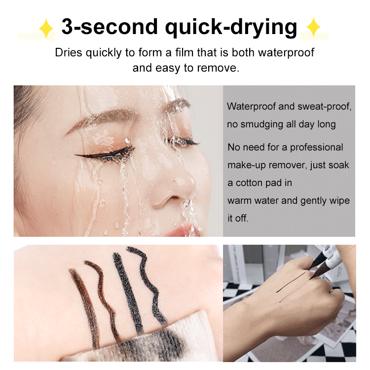 Smooth smudgeproof & waterproof eyeliner