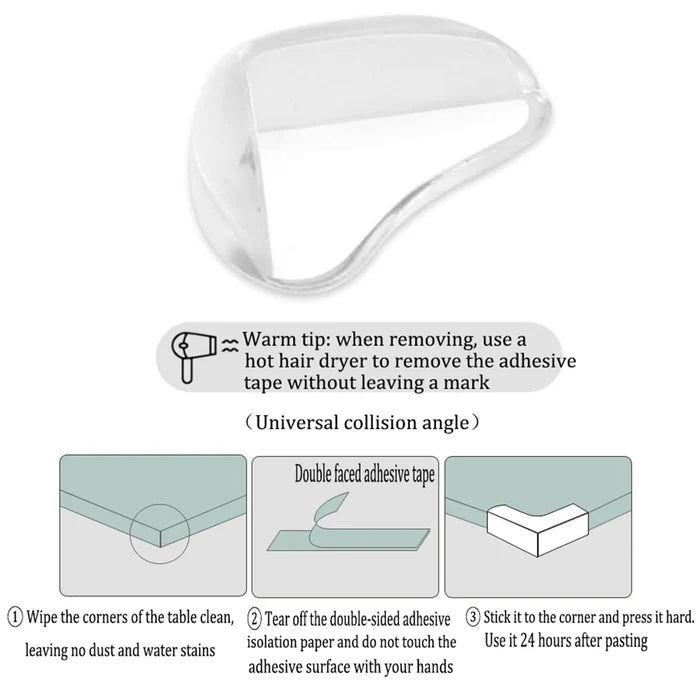Anti Collision Safety Corner Protectors with Adhesive🔥Buy More Save More🔥