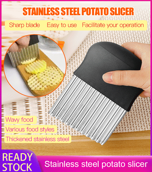 Stainless steel potato slicer