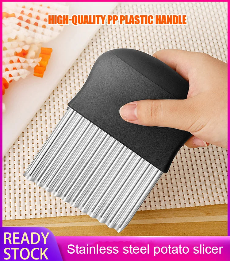 Stainless steel potato slicer