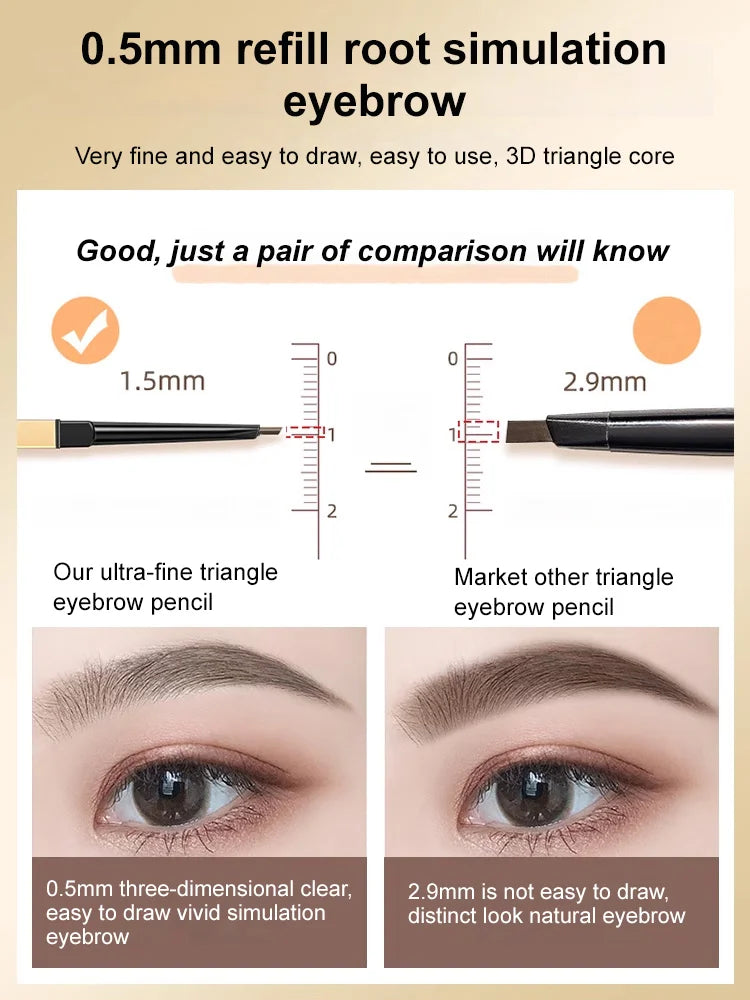 Waterproof sweatproof long lasting eyebrow