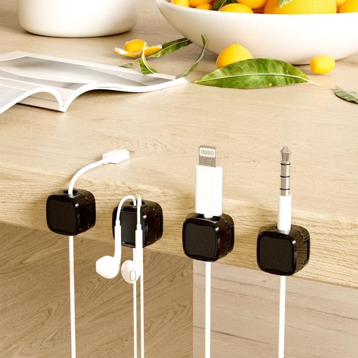 ๐ฅMagnetic Cord Organizer, Easy Secure Adhesive Cable Management