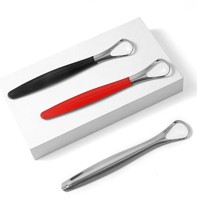 🎁✨Stainless Steel Tongue Scraper(2 PCS/SET)