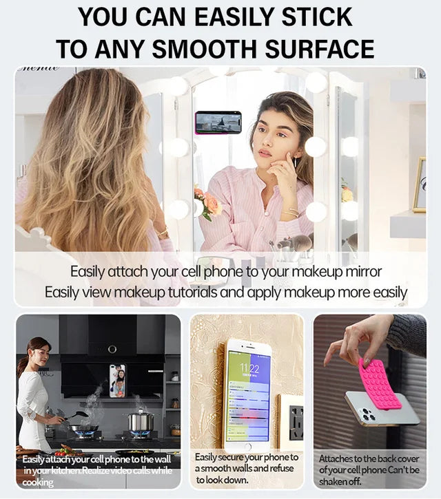silicone phone suction cup stickers