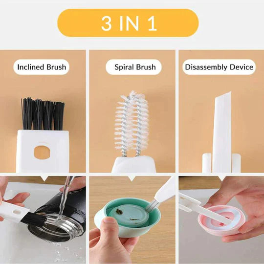 š„Price Reduce Promotion!3 in 1 Bottle Cap Detail Brush