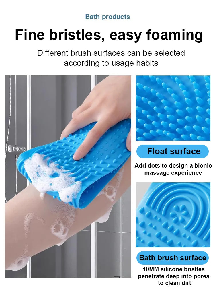 🔥Silicone bath artifact double-sided strong silicone bath towel🔥
