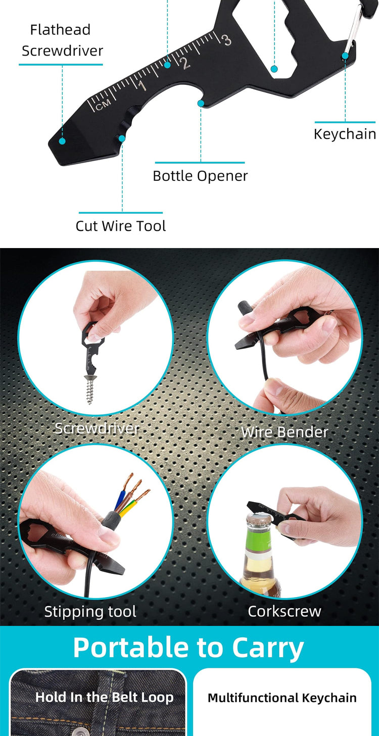 6-in-1 Multi Tool Keychain