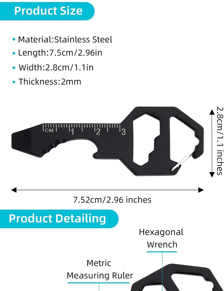 6-in-1 Multi Tool Keychain