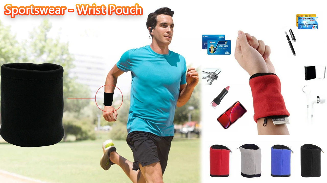 Sportswear- Wrist Pouch