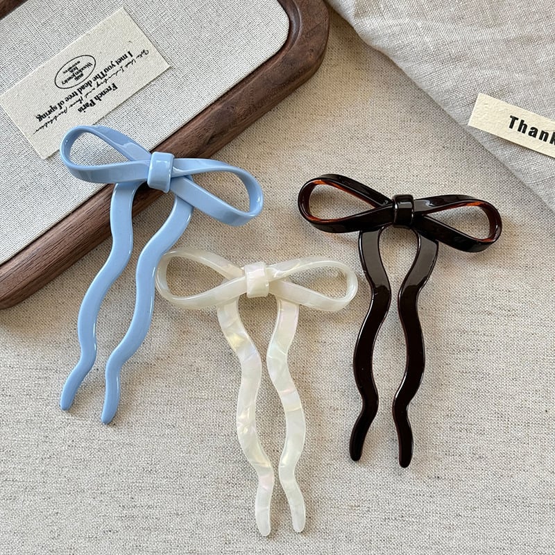 🔥Limited time offer🔥Hair pins with bows—Elegant hair accessories💥