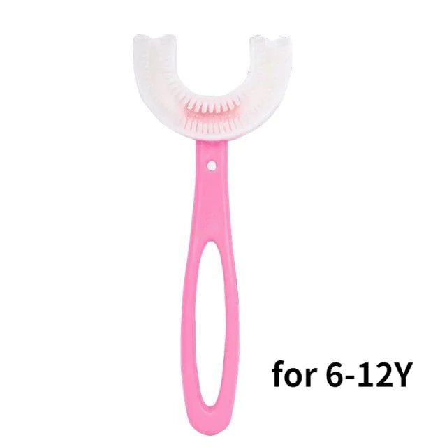 U-shaped children's toothbrush