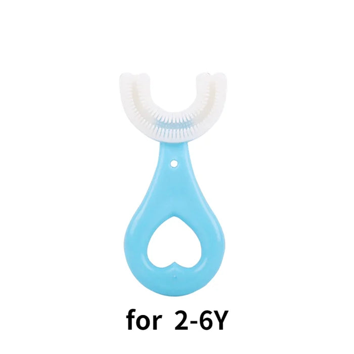 U-shaped children's toothbrush
