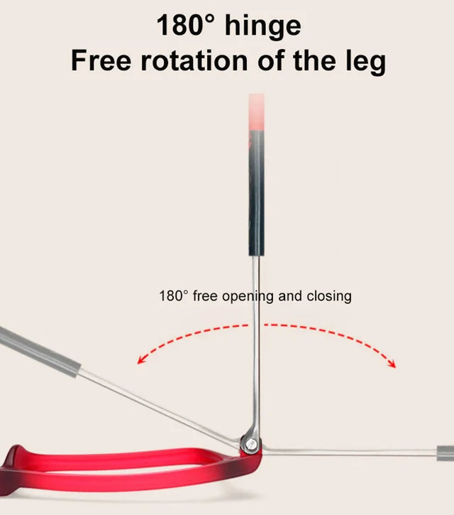 Hanging neck presbyopic glasses