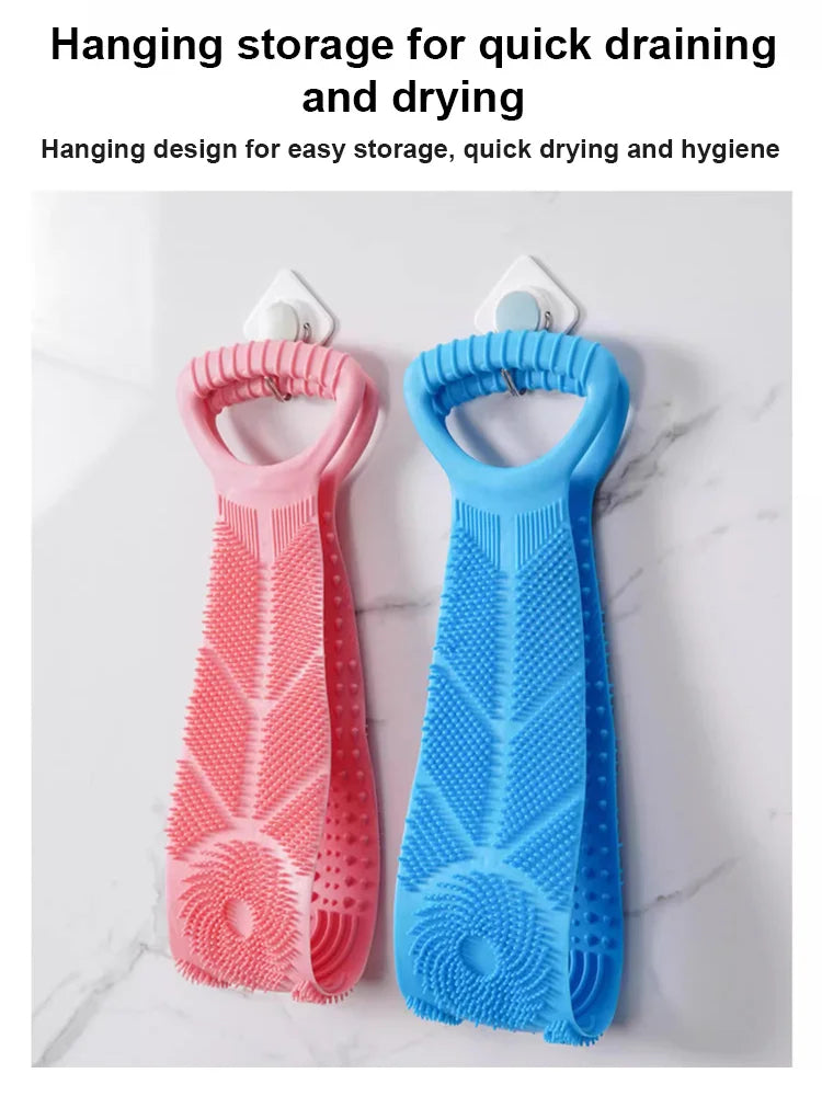 🔥Silicone bath artifact double-sided strong silicone bath towel🔥