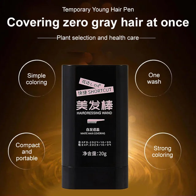 Soft Hair Dye Stick for Grey Coverage