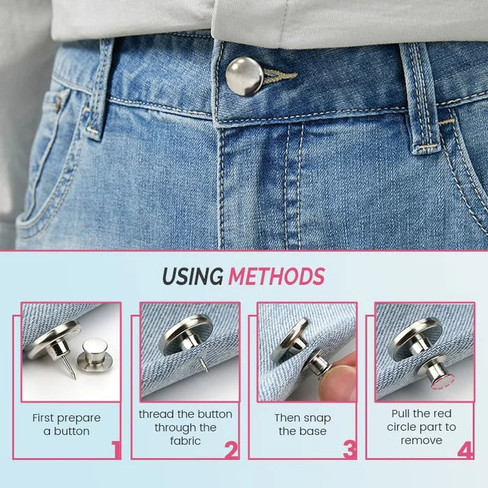 Perfect Fit Your Size Adjustable Waist Buckle(6PCS)