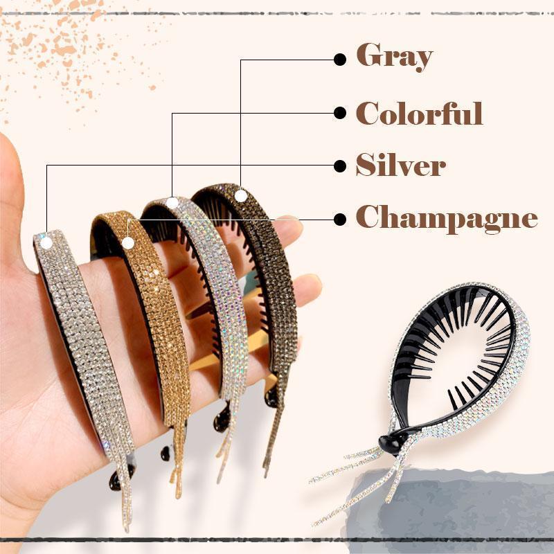 ELEGANT RHINESTONE TASSEL HEADDRESS