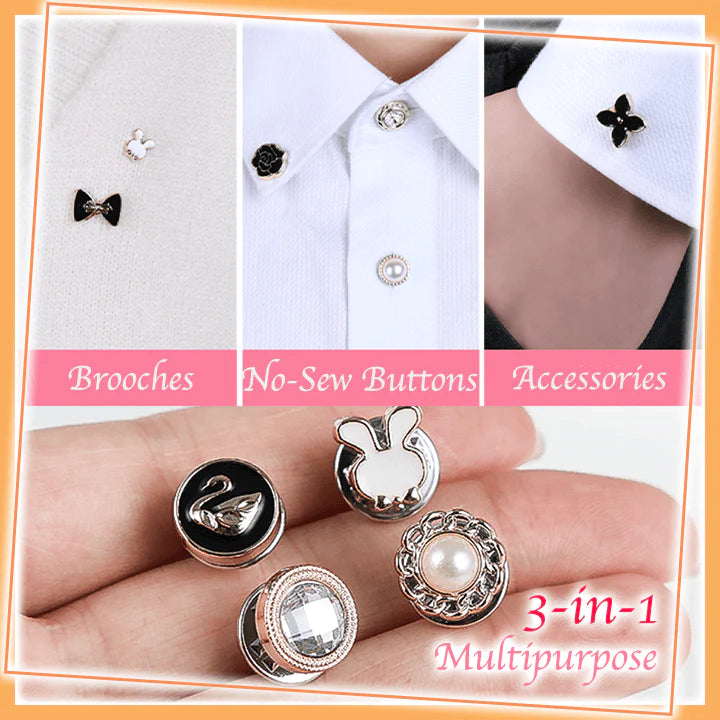 🔥New Year Promotion ✨Multipurpose No-Sew Classy Buttons