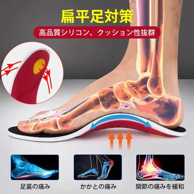 🔥Price Reduce Promotion! Flat Foot Correction Insoles