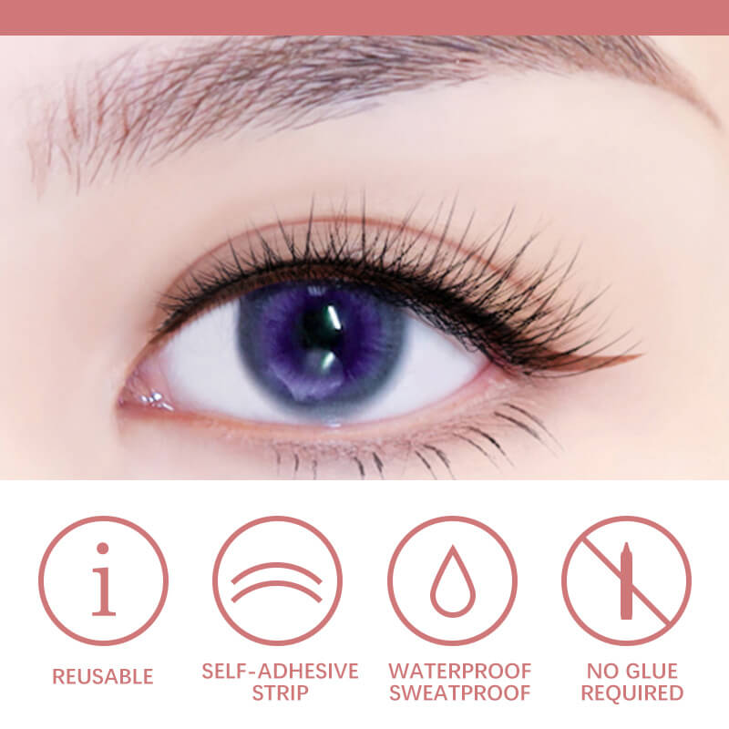 🔥Year-end Sale✨ Reusable Self-Adhesive Eyelashes 🎁Buy 1 Get 1 Free