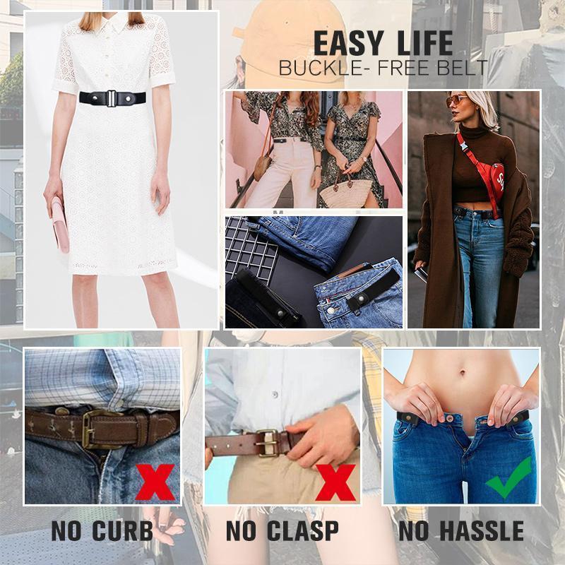 Buy 1 Get 1 FreešBuckle-free Invisible Elastic Waist Belts