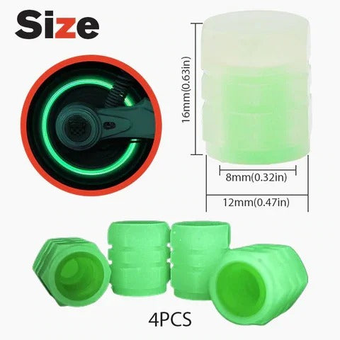 Car illuminated tire valve cap
