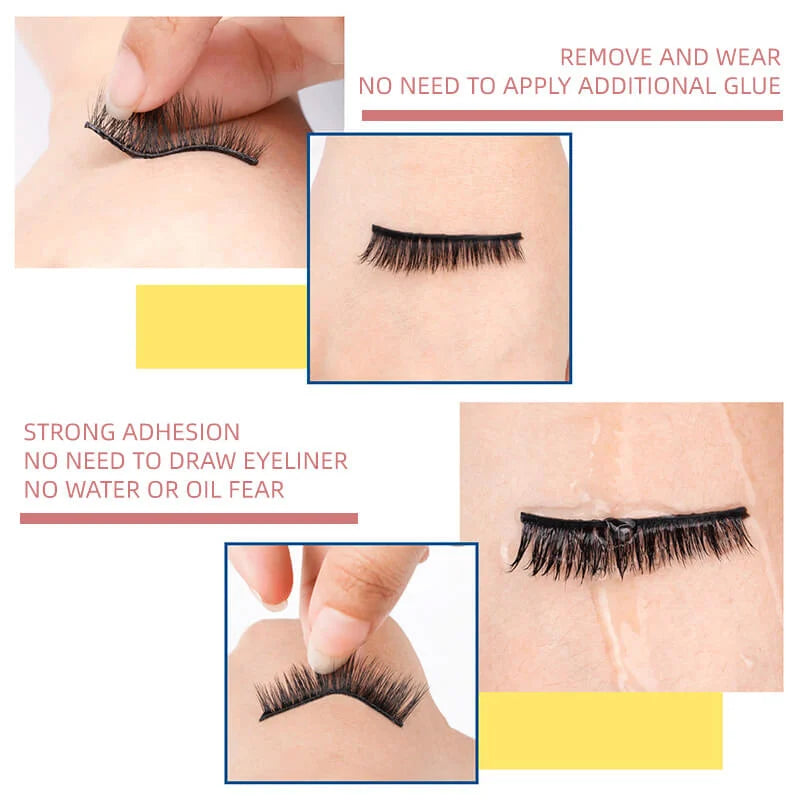 🔥Year-end Sale✨ Reusable Self-Adhesive Eyelashes 🎁Buy 1 Get 1 Free
